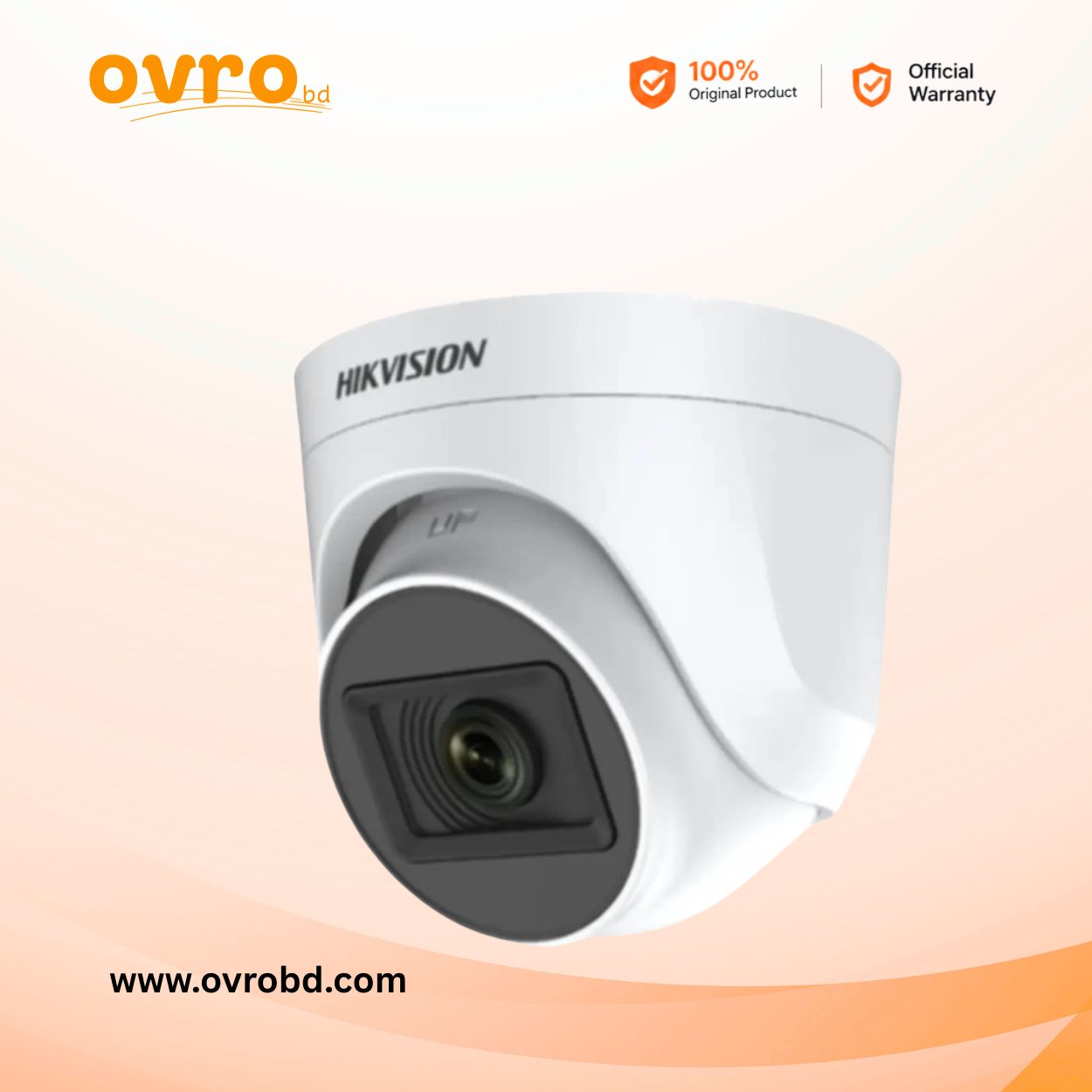 Hikvision DS-2CE76D0T-LPFS 2MP Dual Light Audio Fixed Turret Camera