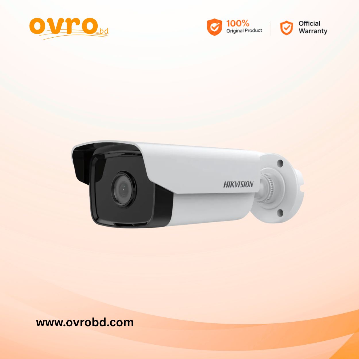 Hikvision DS-2CD1T43G0-I 4MP Fixed Bullet IP Camera