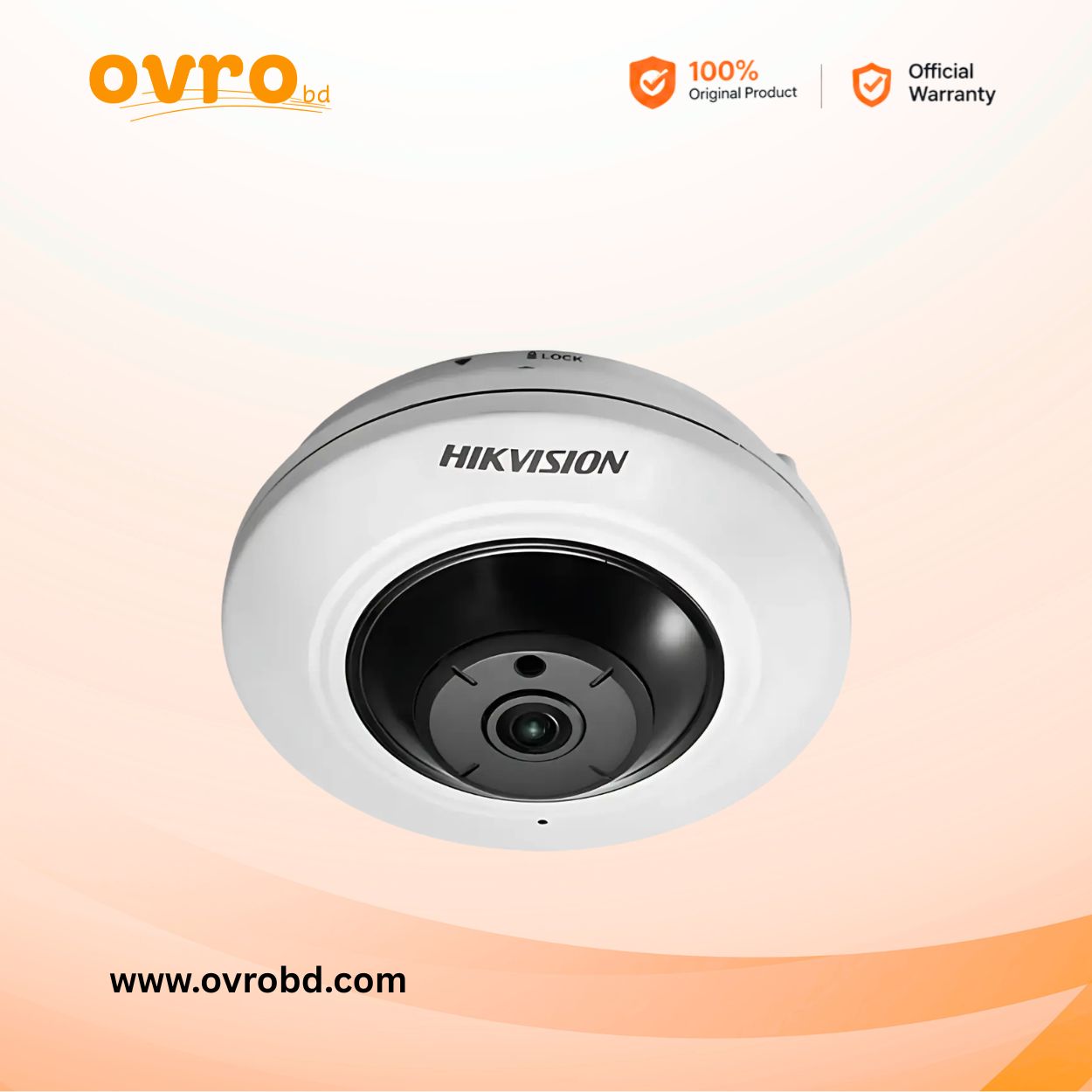 Hikvision DS-2CD2935FWD-IS 3MP Fisheye Fixed Dome IP Camera