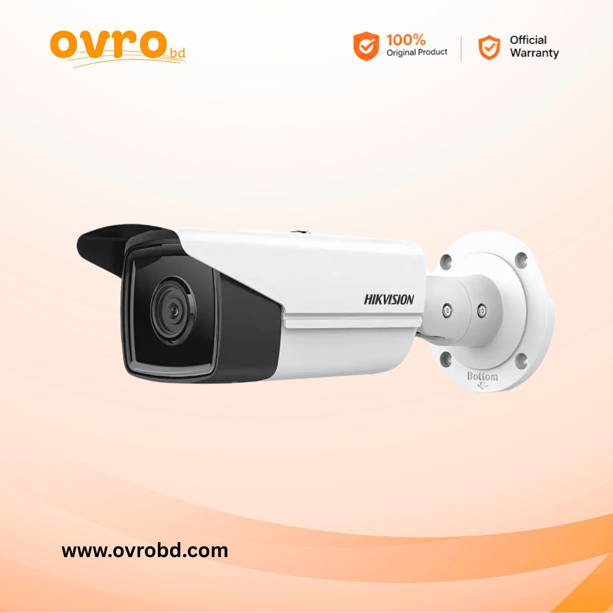 Hikvision DS-2CD2T43G2-4I 4MP WDR Fixed Bullet Network Camera