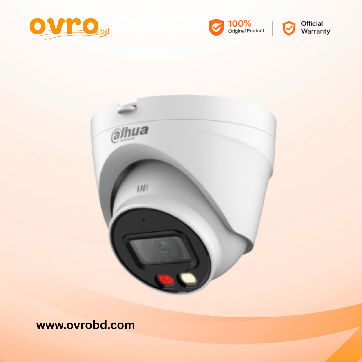 Dahua DH-IPC-HDW1239V-A-IL 2MP Smart Dual Light Eyeball IP Camera