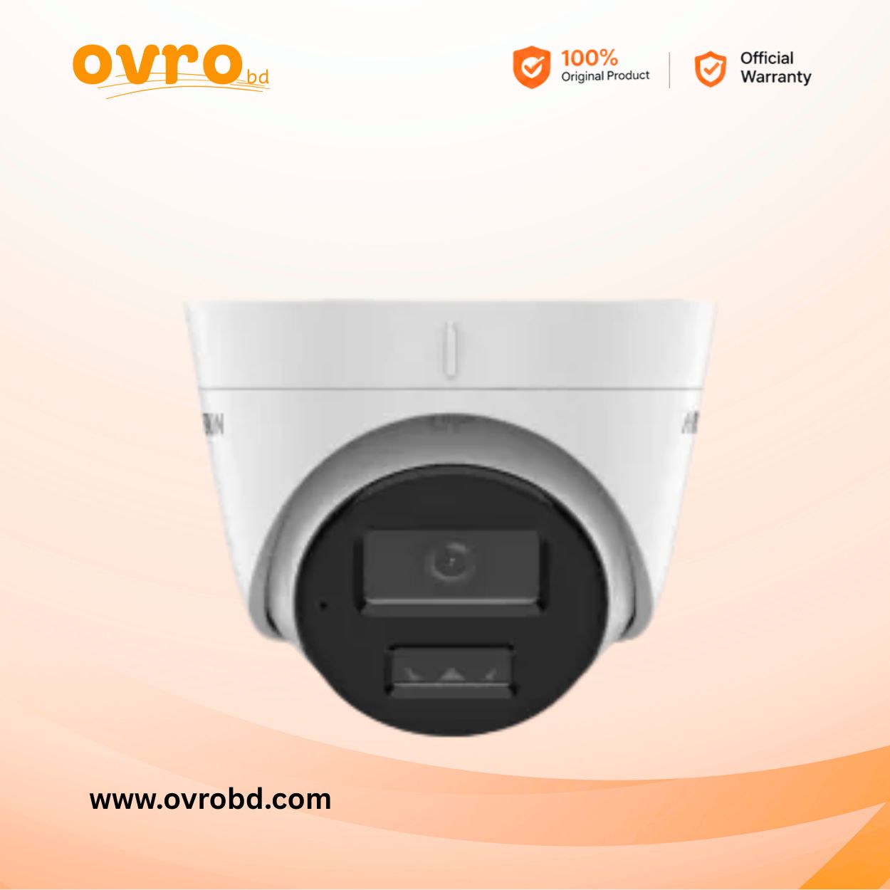 Hikvision DS-2CD1323G2-LIU 2MP Smart Hybrid Light Audio Turret IP Camera
