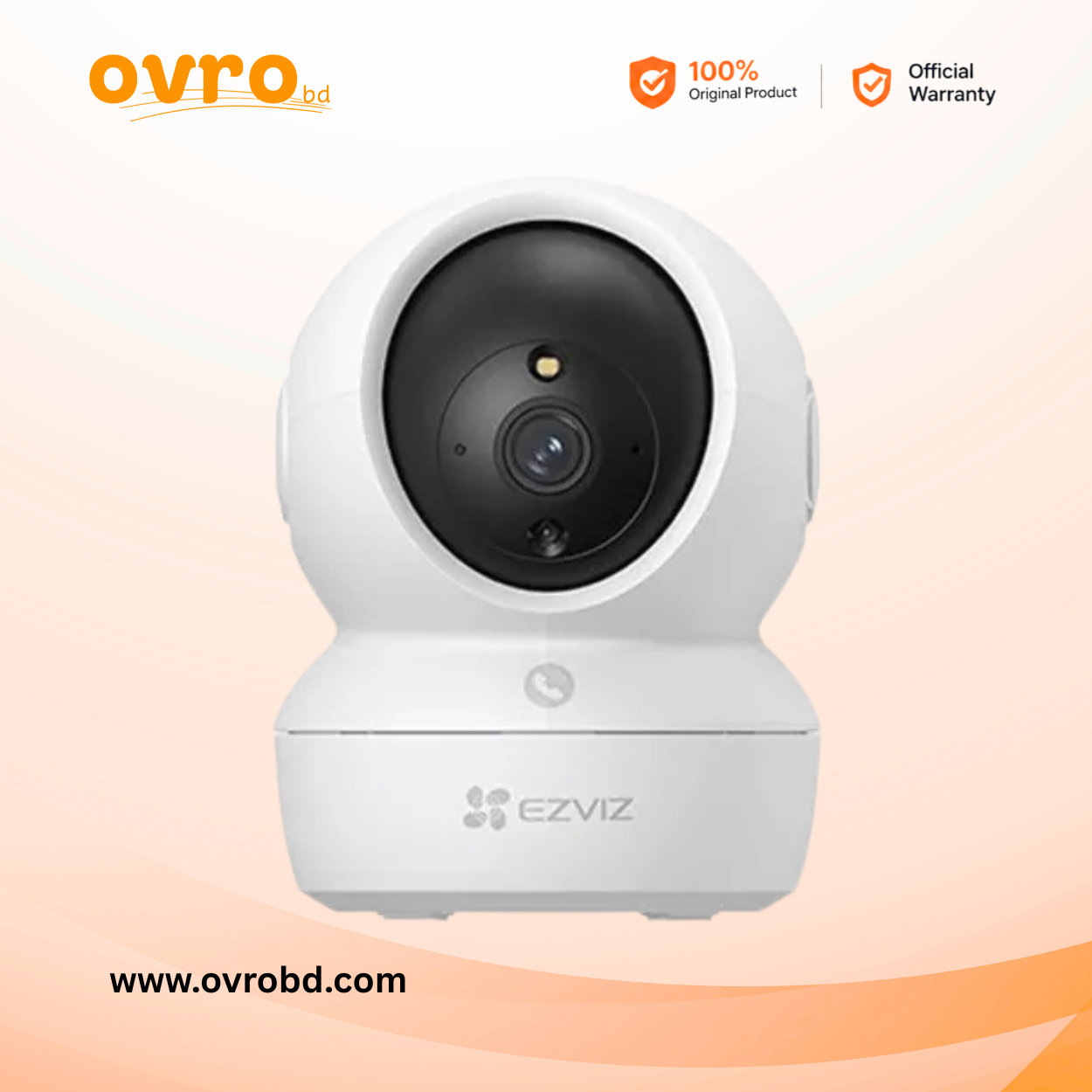 EZVIZ H6c G1 4K Pan & Tilt Wi-Fi Smart Home Camera