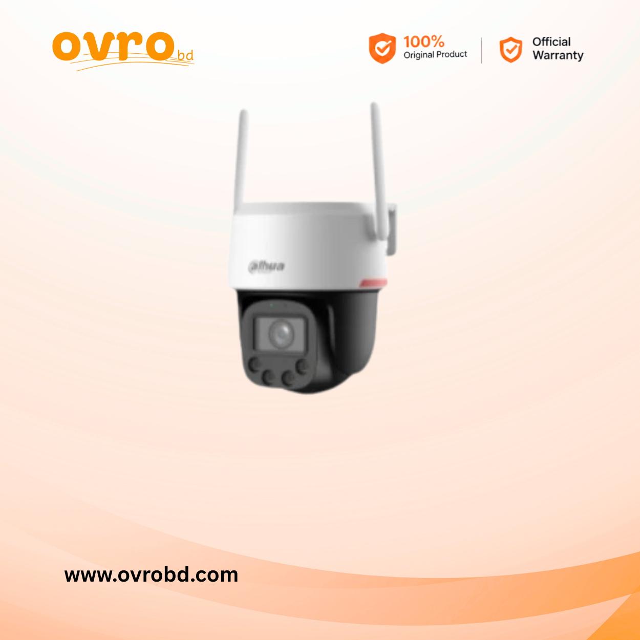 Dahua DH-IPC-PT2549DC1-SW-PV 5MP Wireless Smart Camera 360° Tracking