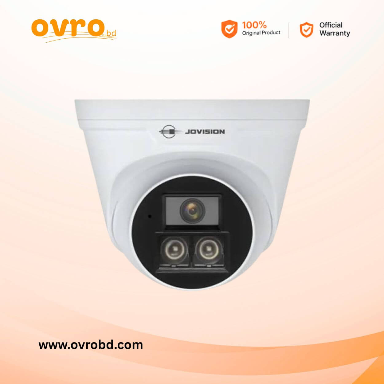Jovision JVS-N935-ADL 3MP Dual Light Video & Audio PoE IP Camera