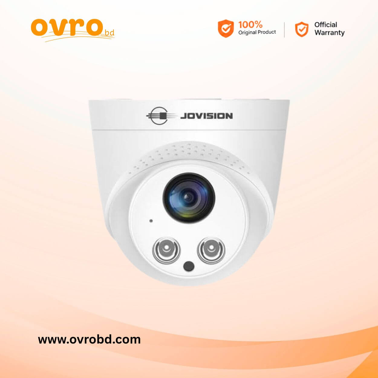 Jovision JVS-N936-MDL 3MP Dome Full-Color Audio IP Camera