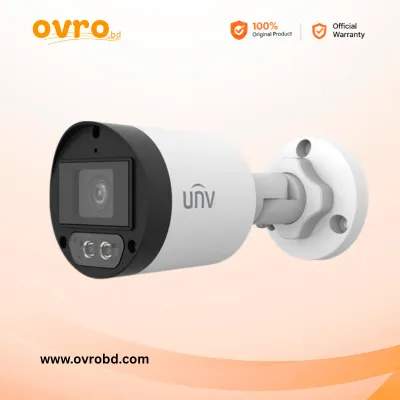 Uniview UAC-B122-AF40M-W 2MP ColorHunter Fixed Warm Light Bullet Analog CCTV Camera