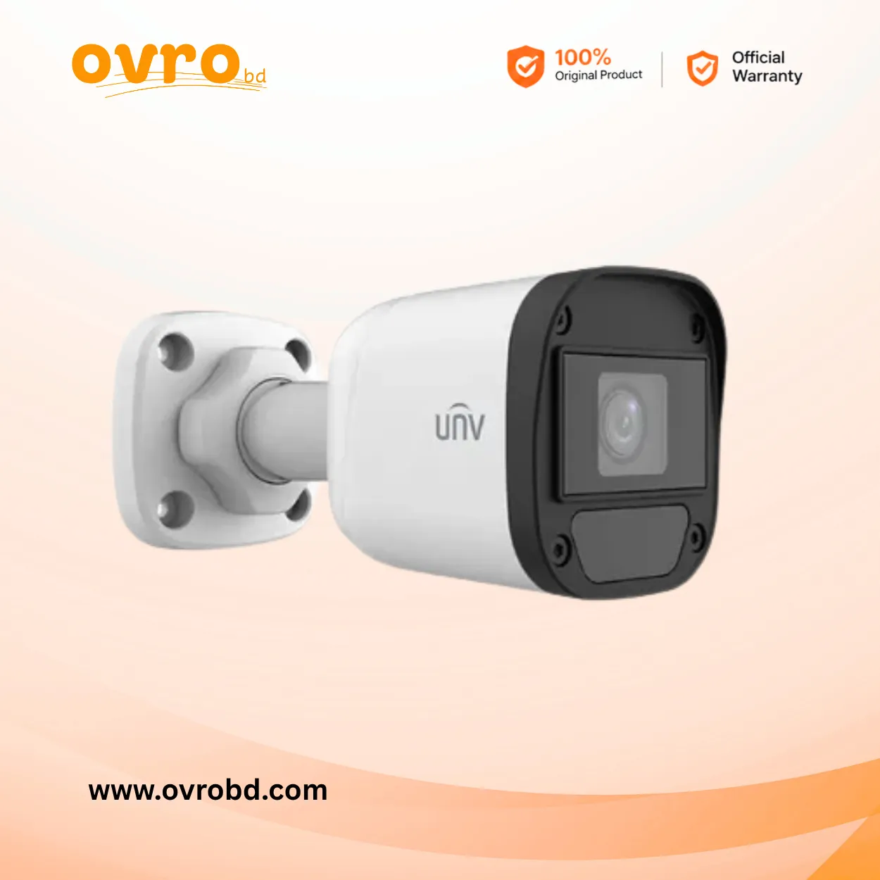 Uniview UAC-B114-AF40G-W 4MP ColorHunter Fixed Bullet Analog CCTV Camera