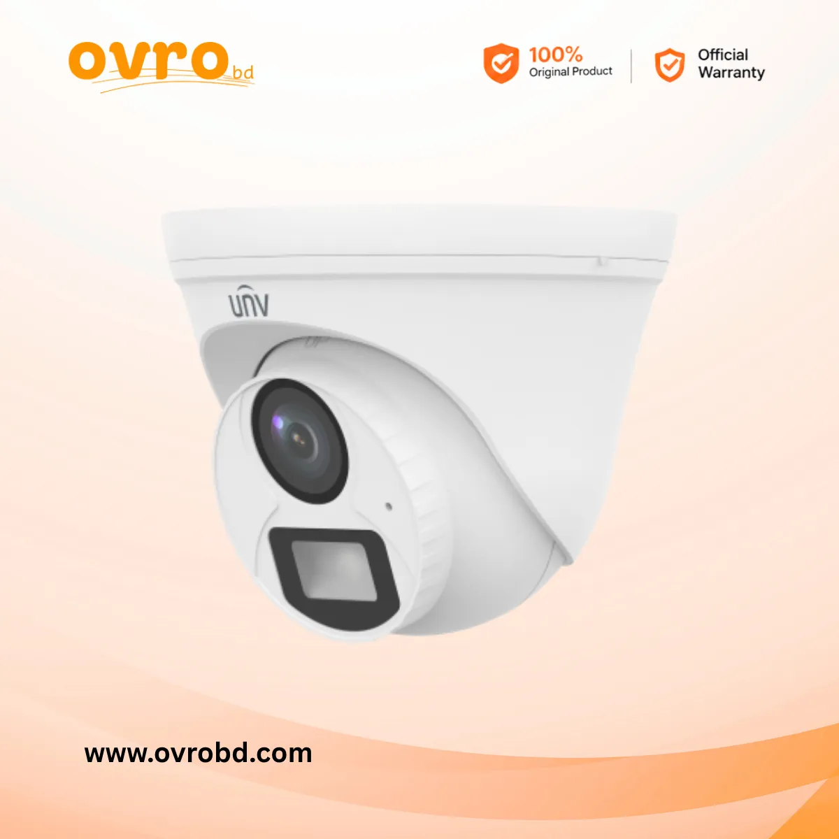Uniview UAC-T114-AF28G-W 4MP ColorHunter Fixed Turret Analog CCTV Camera