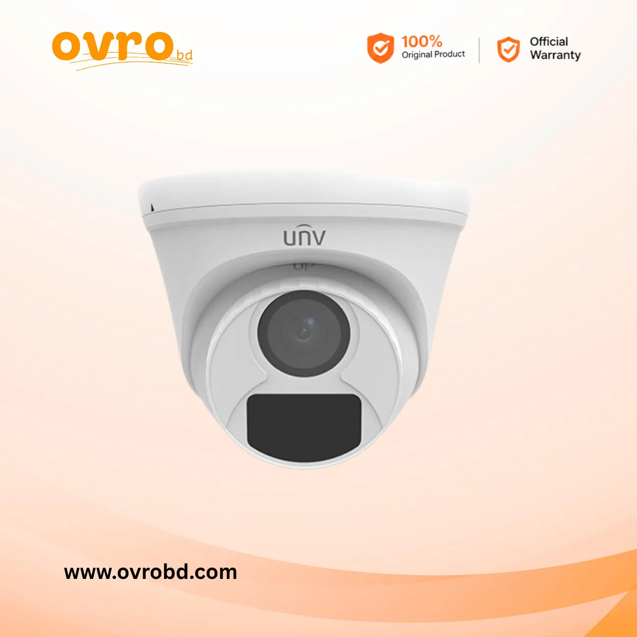 Uniview UAC-T115-F40 5MP Fixed IR Turret Analog CCTV Camera