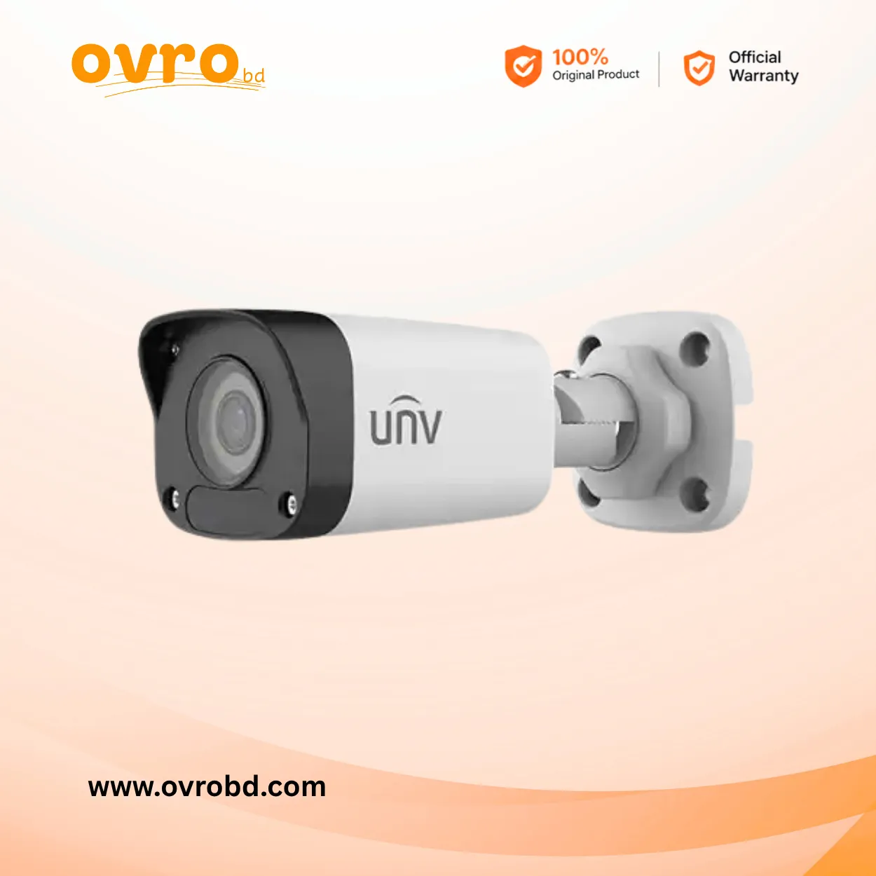 Uniview IPC2122LB-SF40-A 2MP IR Mini Fixed Bullet Network Camera