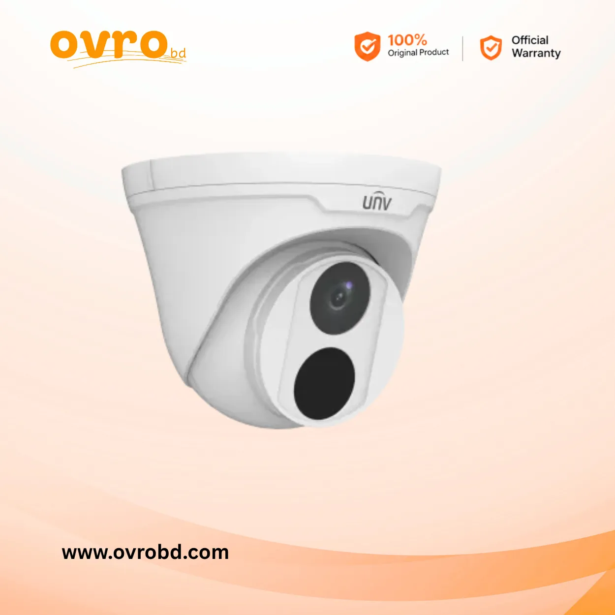 Uniview IPC3612LB-SF28-A 2MP Fixed IR Turret Network Camera