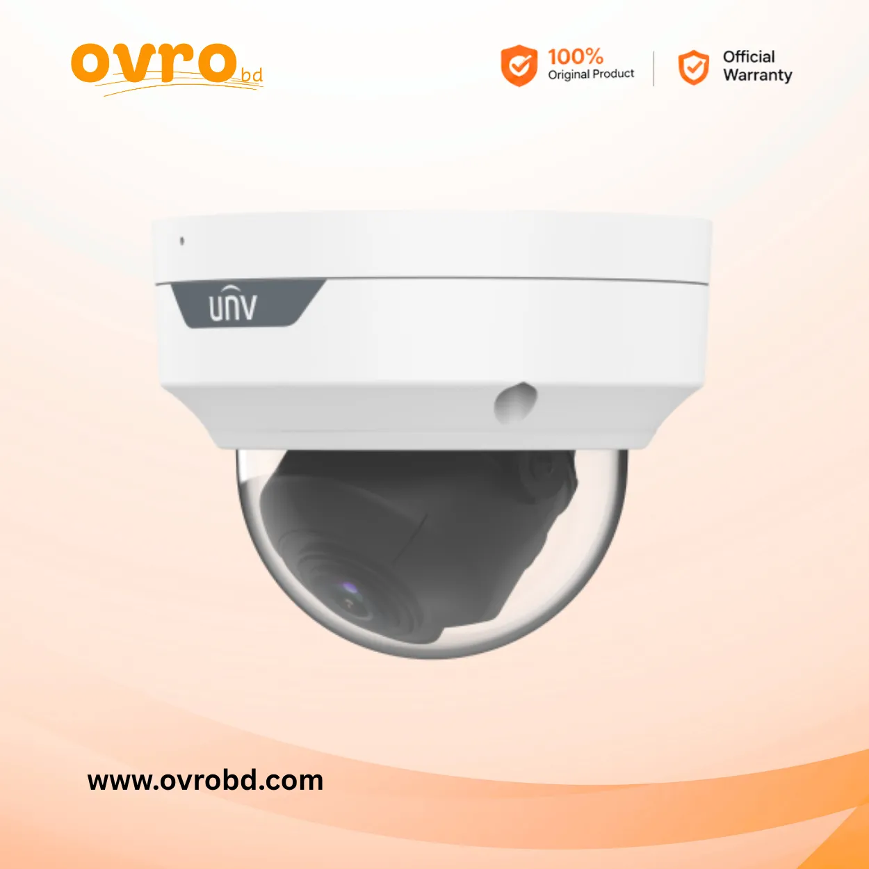 Uniview IPC3512LE-ADF28K-WP 2MP ColorHunter Wise-ISP Fixed Dome Network Camera