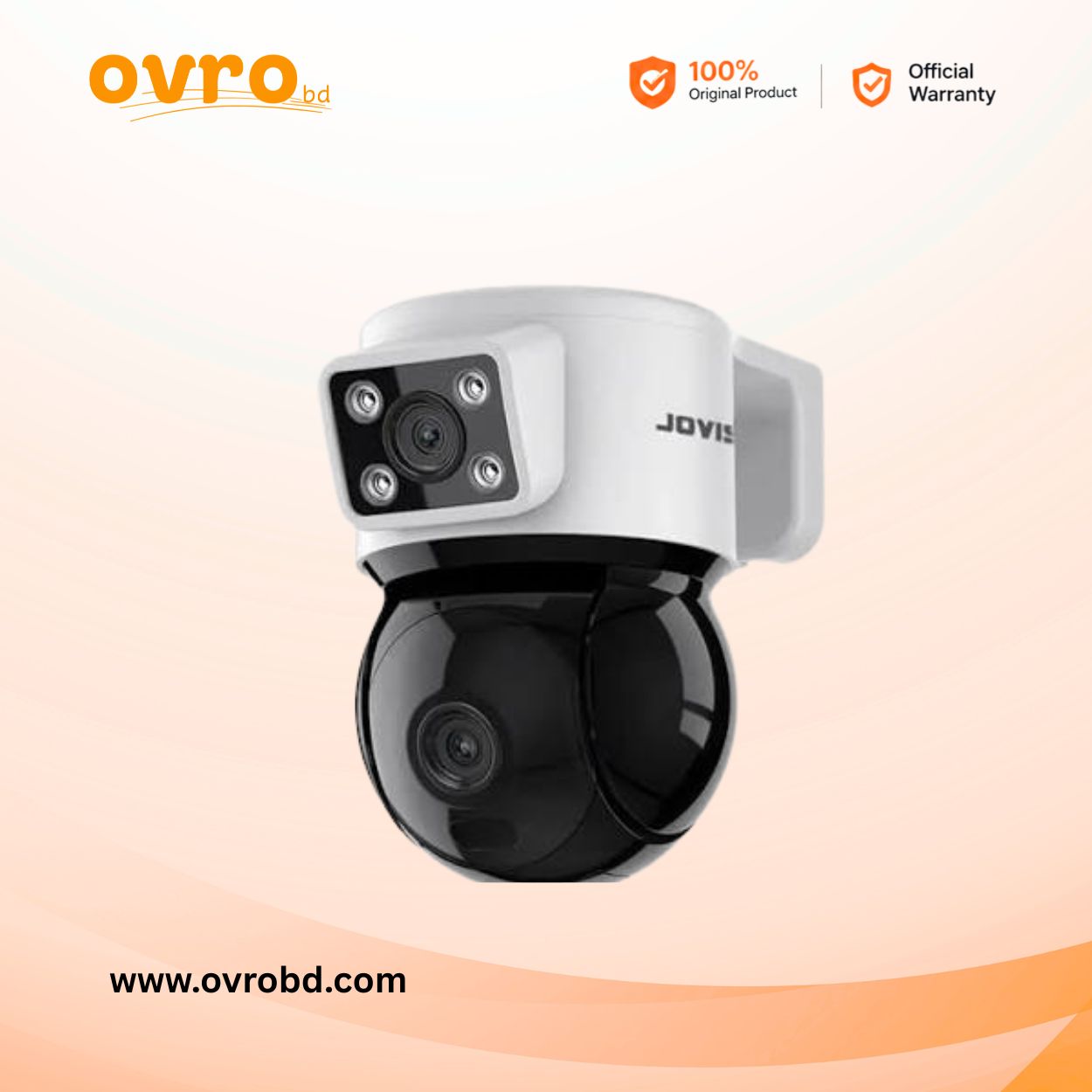 Jovision JVS-H322C 3MP Full-Color Wi-Fi Bullet + Pan/Tilt Camera