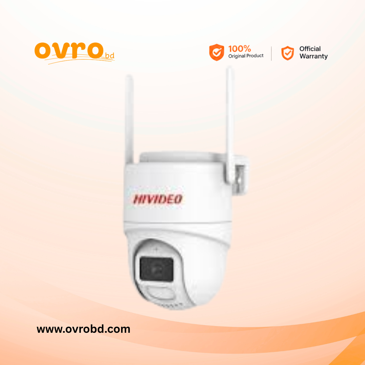 Hivideo H9B 3MP Full-Color Outdoor Wi-Fi Security Camera
