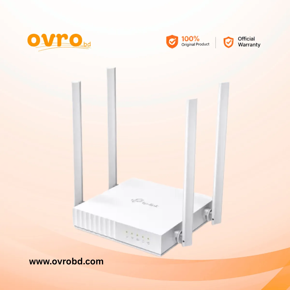 TP-Link Archer C24 AC750 Dual-Band Wi-Fi Router with 4 Antennas
