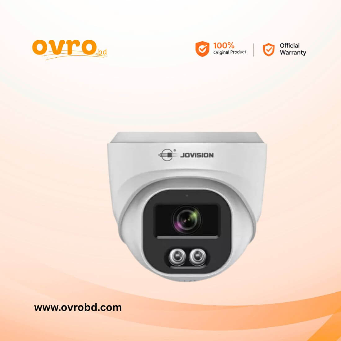 Jovision JVS-N430K-SDL 4K Metal Full Color Dome IP Camera