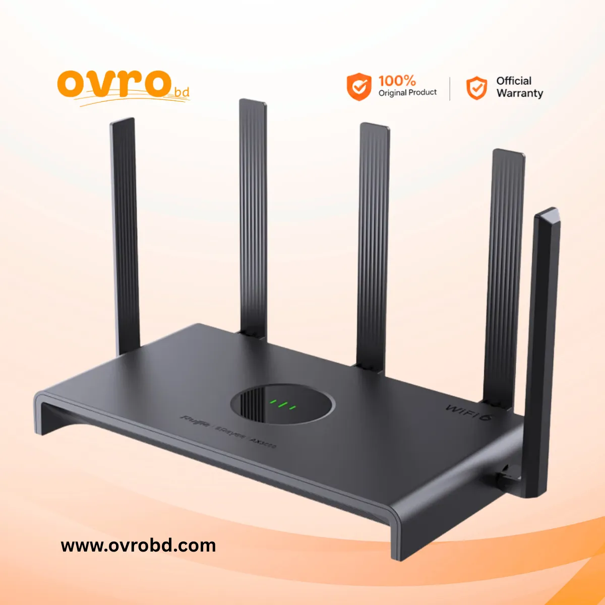 Ruijie Reyee RG-EW3000GX PRO AX3000 Dual-Band Wi-Fi 6 Gigabit Gaming Router
