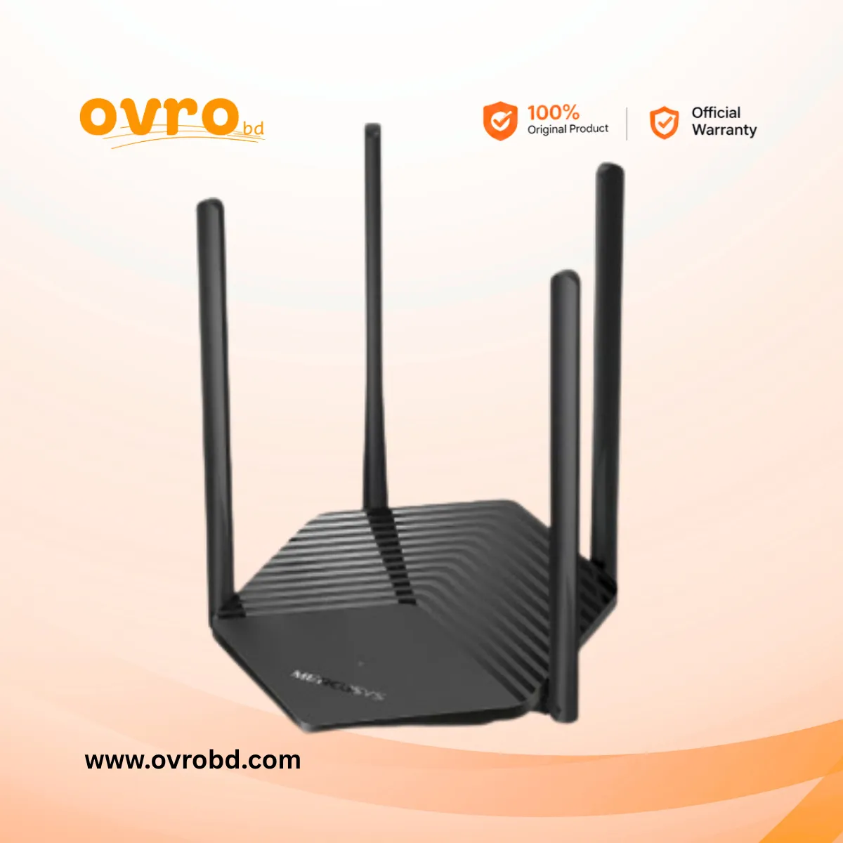 MERCUSYS MR60X AX1500 Dual-Band Wi-Fi 6 Gigabit Router