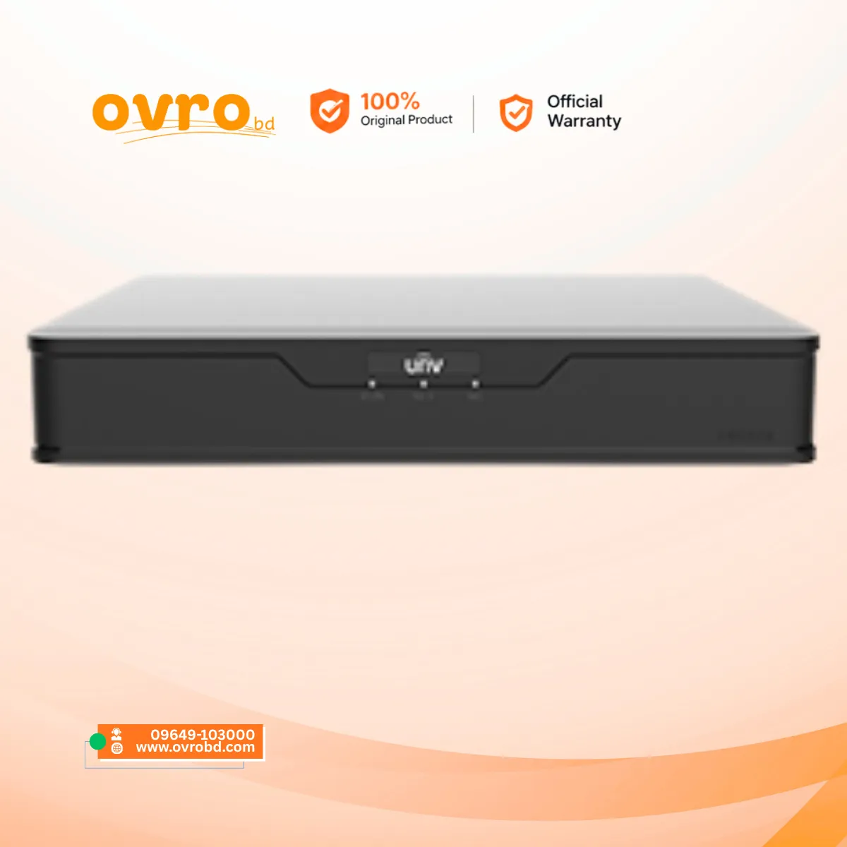 Uniview XVR302-32Q3 32 Channel 4K Hybrid DVR with 2 SATA HDD