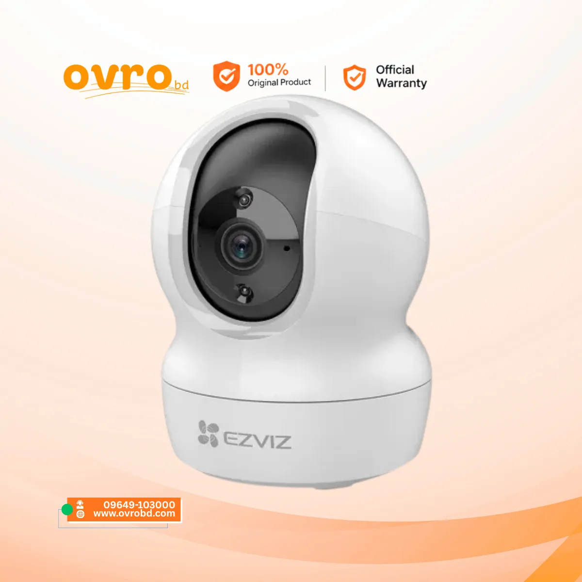 EZVIZ CP1 Lite 2MP Pan & Tilt Wi-Fi Indoor Security Camera