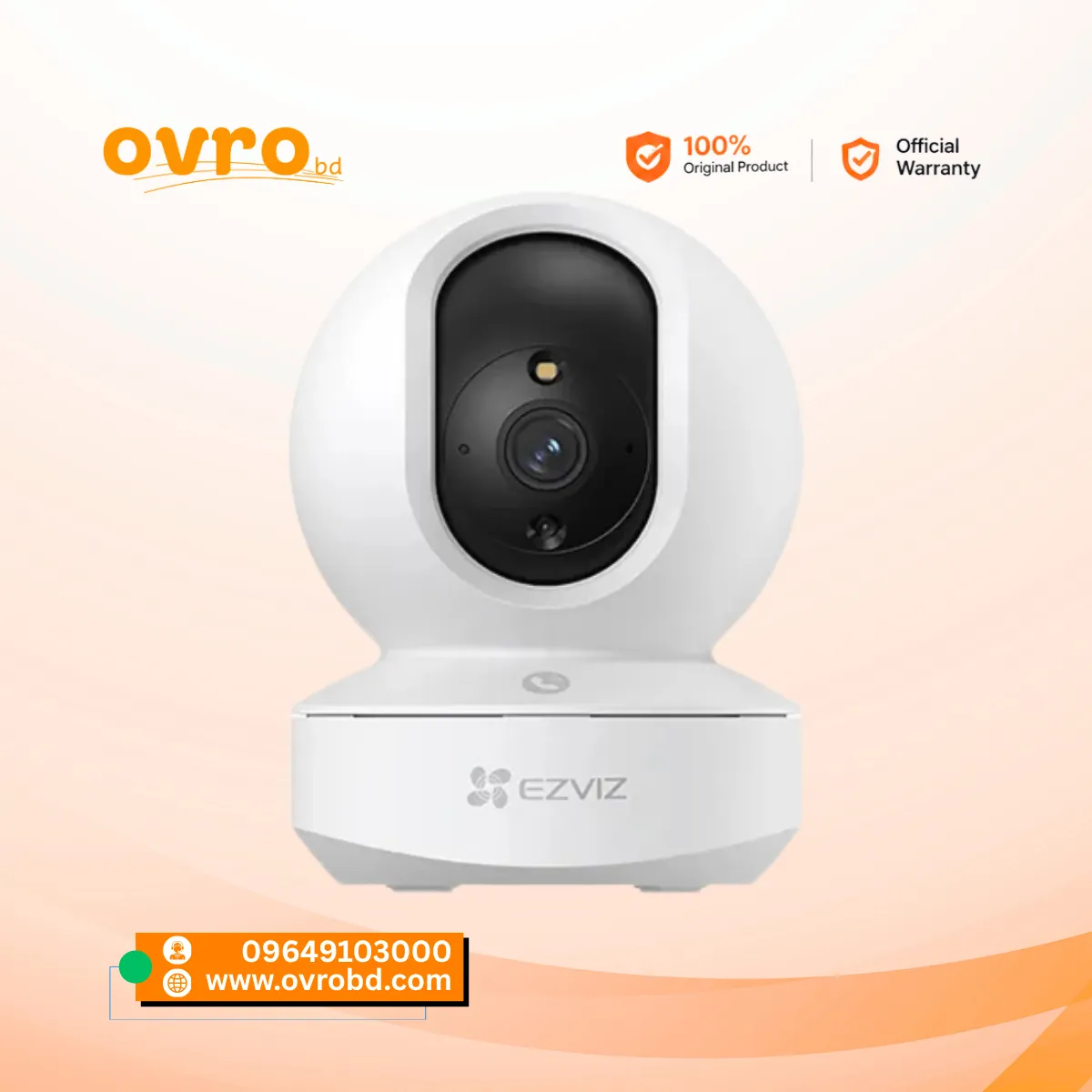 EZVIZ TY1 Pro 3K 5MP Pan & Tilt Smart Home Security Camera