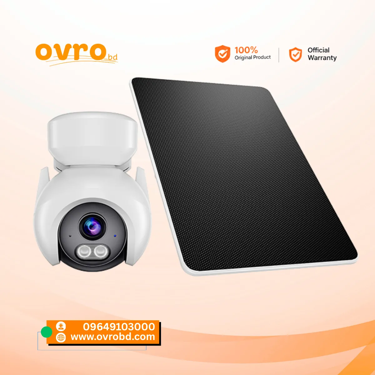Tenda CS6G 4MP 4G Solar Security Camera Kit