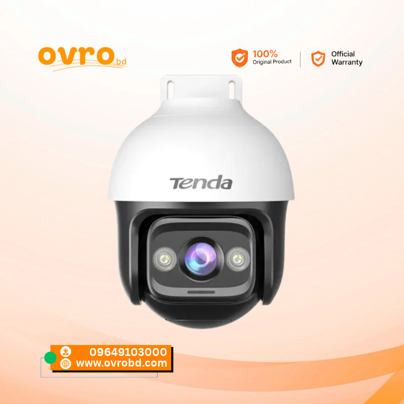Tenda CH3-WCA V2.1 3MP Outdoor Wi-Fi Pan & Tilt Security Camera