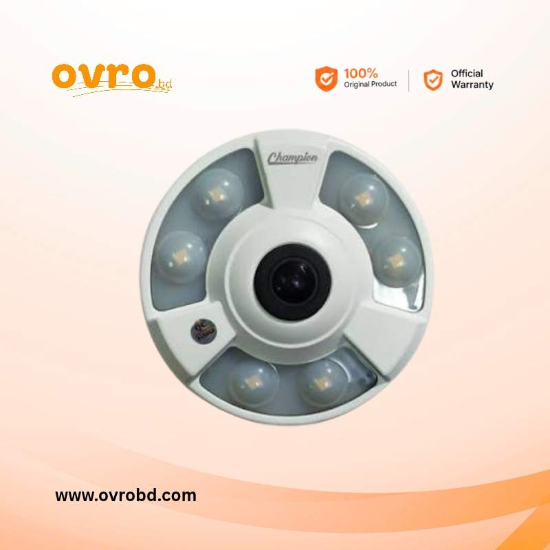 Fish Eye Lens Metal HD Camera 2MP Day Night Full Color