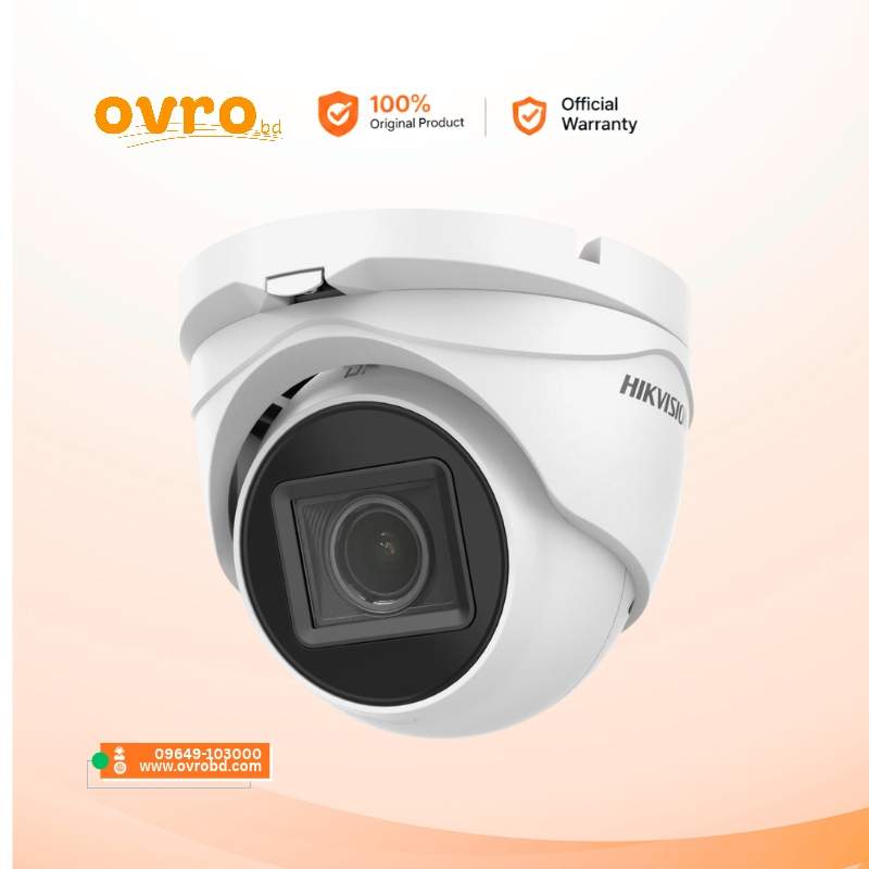 Hikvision DS-2CE79H0T-IT3ZF(C) 5MP Motorized Varifocal Turret Camera