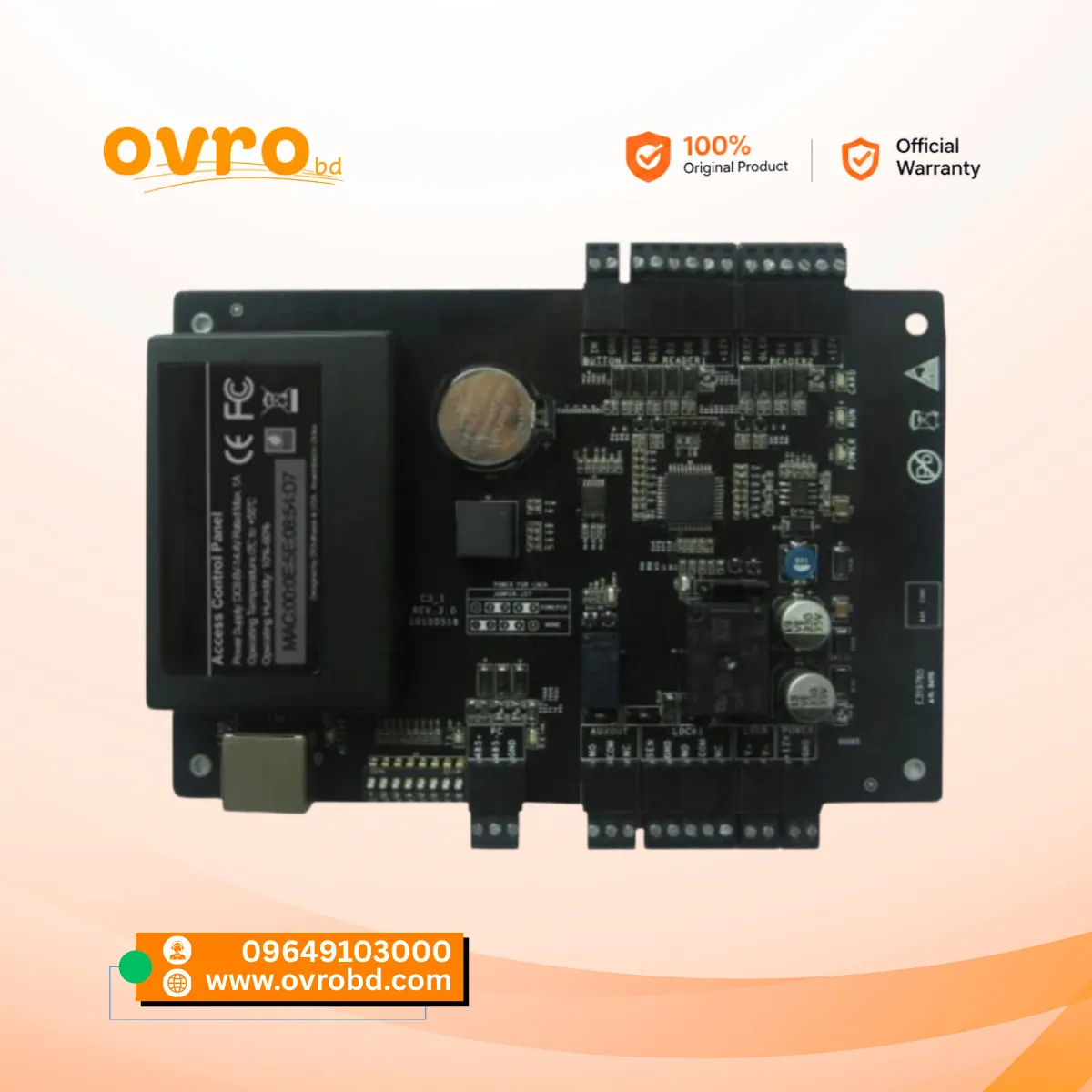 ZKTeco C3-200 Plus 2-Door Access Control Panel