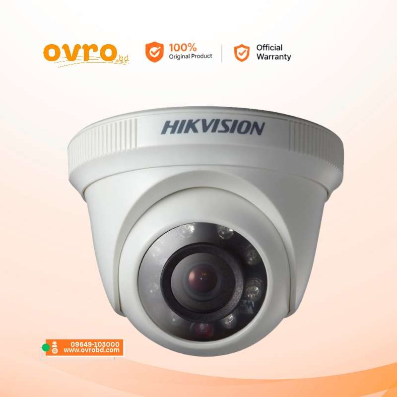 Hikvision DS-2CE56D0T-IRF 2MP IR Fixed Turret CCTV Camera