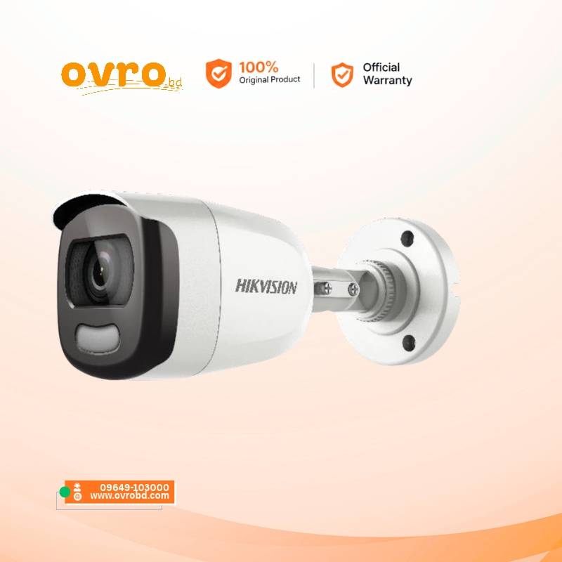 Hikvision DS-2CE10DFT-F 2MP ColorVu Full-Time Color Bullet Camera