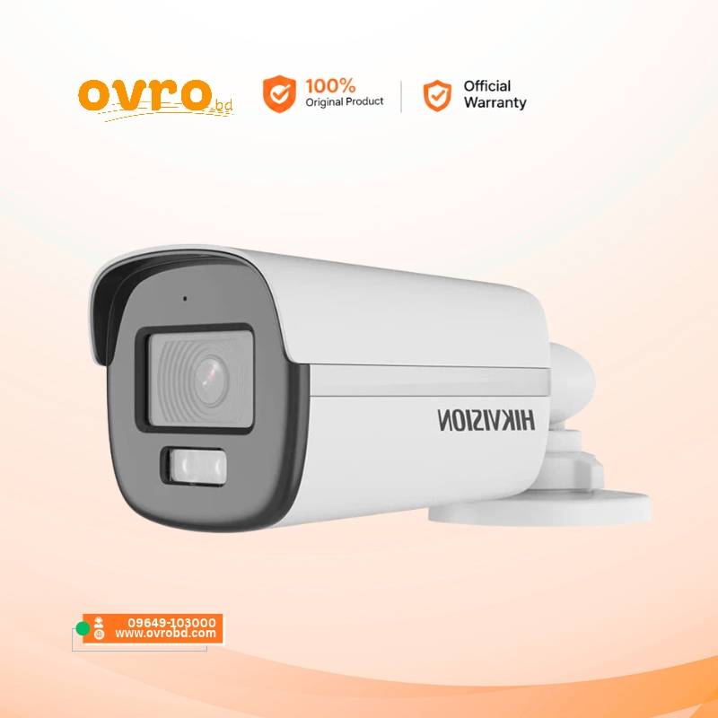 Hikvision DS-2CE12DF0T-LFS 2MP ColorVu Smart Hybrid Light Bullet Camera